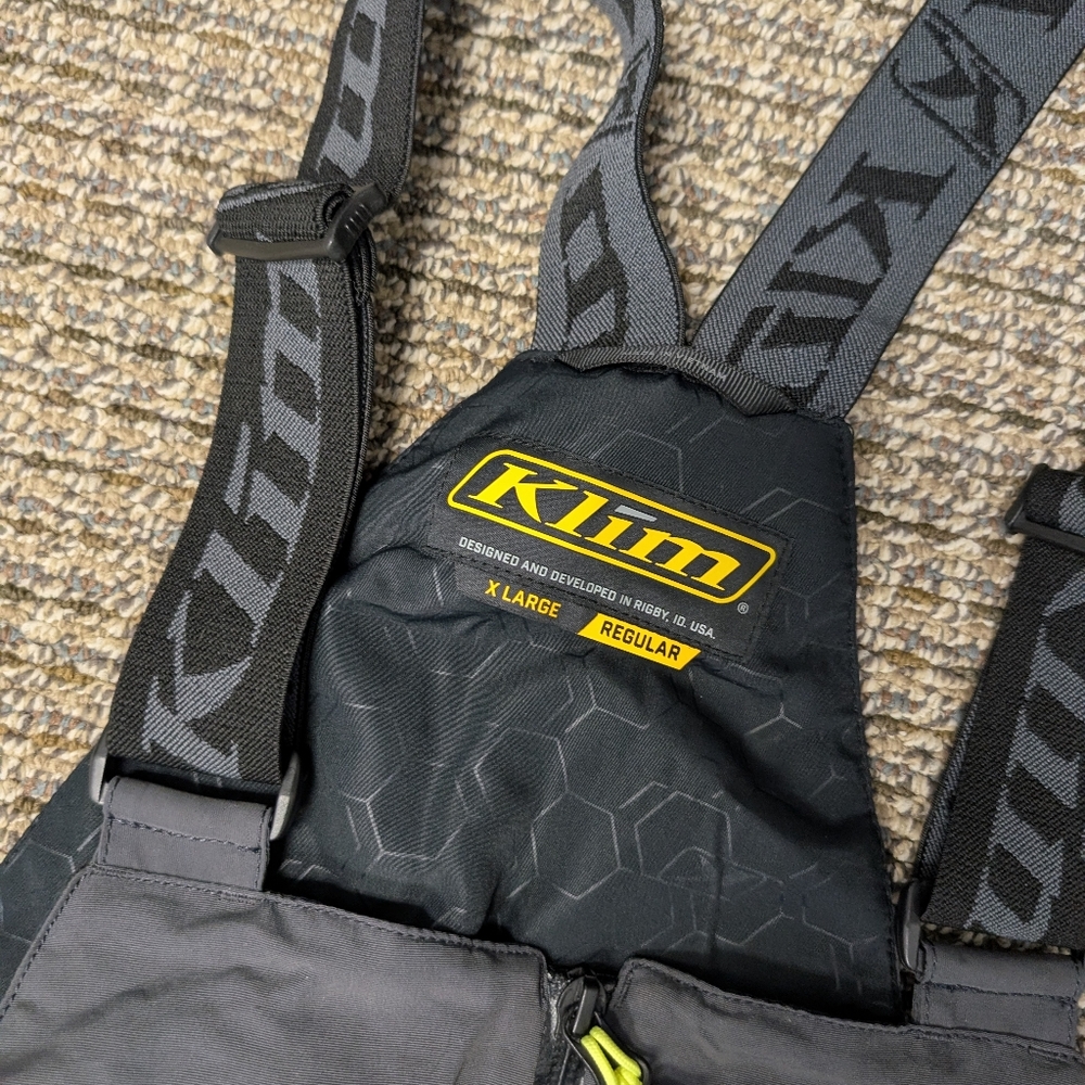Klim Togwotee Snowmobile Bibs. Never Used. Size XL Length R - Picture 3 of 4